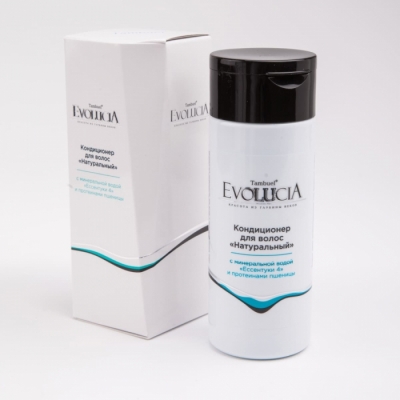 Кондиционер для волос «Натуральный» с минеральной водой «Ессентуки 4» и протеинами пшеницы «EvoluciA» 150мл.
