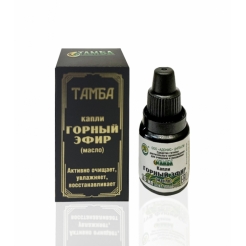 Купить Масло гомеопатическое ГОРНЫЙ ЭФИР 10мл.«ТАМБА» в Грозном