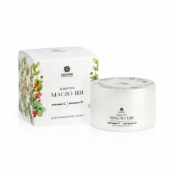 Взбитое масло ши с витамином С и витамином D для иммунитета кожи «Бизорюк» 50 мл.