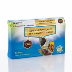 Крем-карандаш прополисный с чагой №10 «ЖИВА»