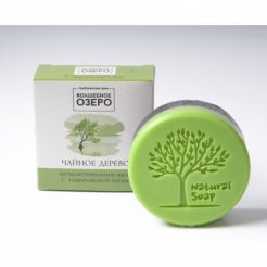 «Чайное дерево» Мыло антибактериальное «Волшебное озеро» 95 гр.