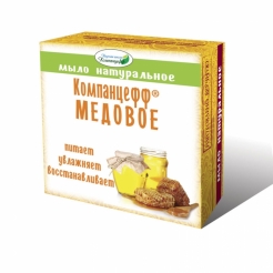 Мыло натуральное «Медовое» «Компанцефф® 95 гр.